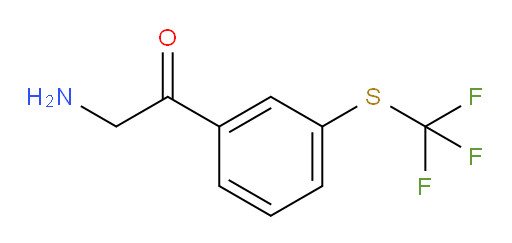 2-amino-1-{3-[(trifluoromethyl)sulfanyl]phenyl}ethan-1-one