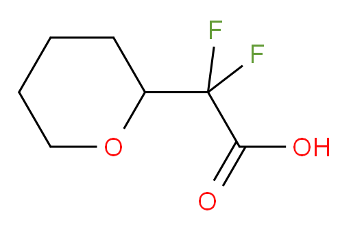 2,2-difluoro-2-(oxan-2-yl)acetic acid
