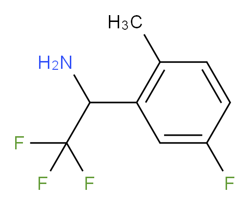 2,2,2-trifluoro-1-(5-fluoro-2-methylphenyl)ethan-1-amine