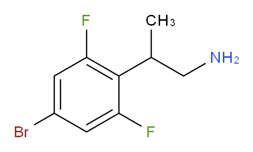 2-(4-bromo-2,6-difluorophenyl)propan-1-amine