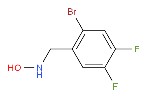 N-[(2-bromo-4,5-difluorophenyl)methyl]hydroxylamine