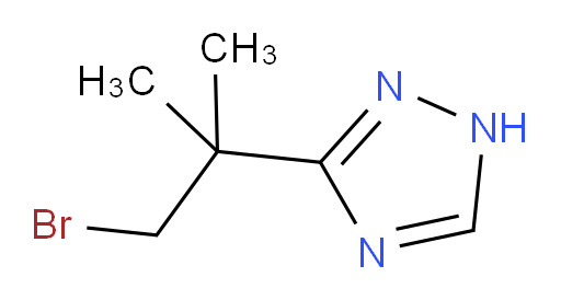 3-(1-bromo-2-methylpropan-2-yl)-1H-1,2,4-triazole