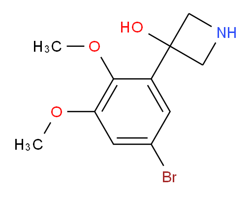 3-(5-bromo-2,3-dimethoxyphenyl)azetidin-3-ol