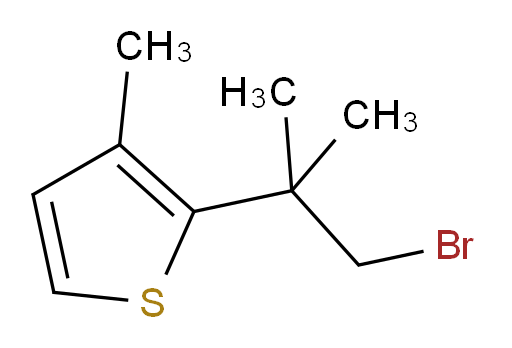 2-(1-bromo-2-methylpropan-2-yl)-3-methylthiophene