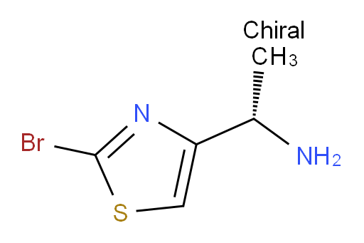 (1S)-1-(2-bromo-1,3-thiazol-4-yl)ethan-1-amine