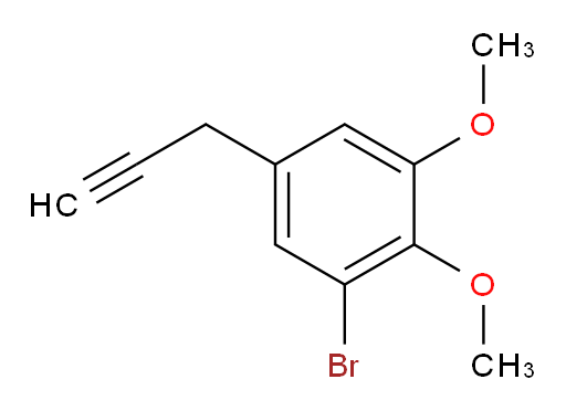 1-bromo-2,3-dimethoxy-5-(prop-2-yn-1-yl)benzene
