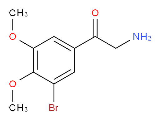 2-amino-1-(3-bromo-4,5-dimethoxyphenyl)ethan-1-one