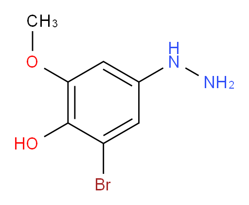 2-bromo-4-hydrazinyl-6-methoxyphenol