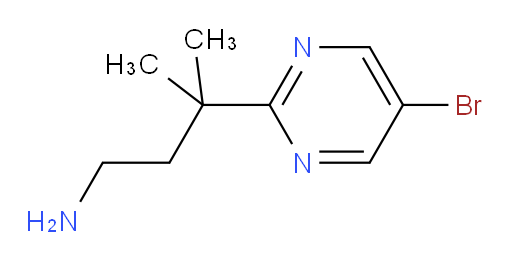 3-(5-bromopyrimidin-2-yl)-3-methylbutan-1-amine