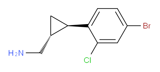 rac-[(1R,2R)-2-(4-bromo-2-chlorophenyl)cyclopropyl]methanamine