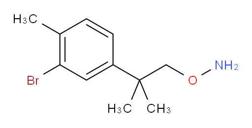O-[2-(3-bromo-4-methylphenyl)-2-methylpropyl]hydroxylamine