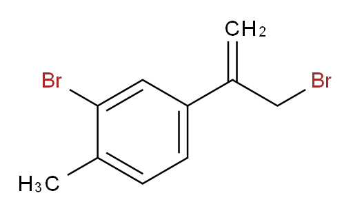 2-bromo-4-(3-bromoprop-1-en-2-yl)-1-methylbenzene