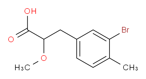 3-(3-bromo-4-methylphenyl)-2-methoxypropanoic acid