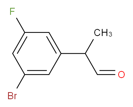 2-(3-bromo-5-fluorophenyl)propanal