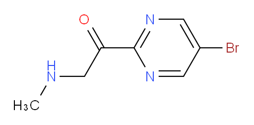 1-(5-bromopyrimidin-2-yl)-2-(methylamino)ethan-1-one