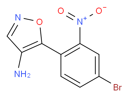 5-(4-bromo-2-nitrophenyl)-1,2-oxazol-4-amine