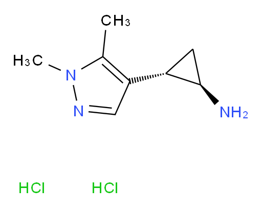 rac-(1R,2S)-2-(1,5-dimethyl-1H-pyrazol-4-yl)cyclopropan-1-amine dihydrochloride