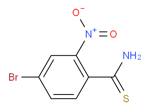 4-bromo-2-nitrobenzene-1-carbothioamide