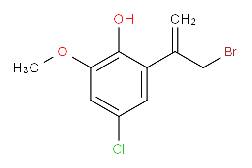 2-(3-bromoprop-1-en-2-yl)-4-chloro-6-methoxyphenol