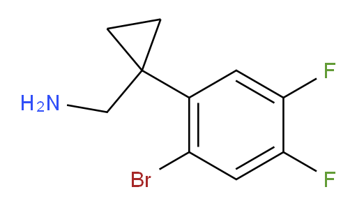 [1-(2-bromo-4,5-difluorophenyl)cyclopropyl]methanamine