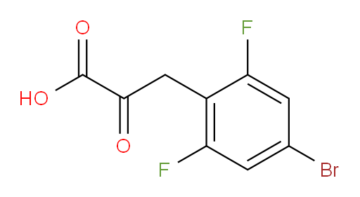 3-(4-bromo-2,6-difluorophenyl)-2-oxopropanoic acid
