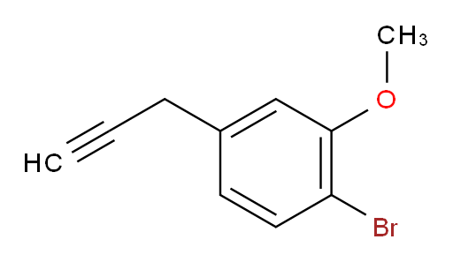 1-bromo-2-methoxy-4-(prop-2-yn-1-yl)benzene
