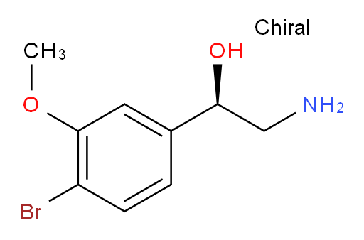 (1R)-2-amino-1-(4-bromo-3-methoxyphenyl)ethan-1-ol
