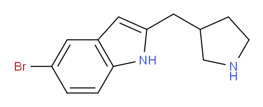 5-bromo-2-[(pyrrolidin-3-yl)methyl]-1H-indole