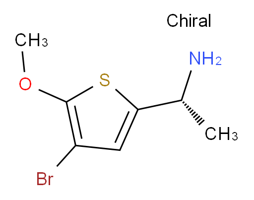 (1R)-1-(4-bromo-5-methoxythiophen-2-yl)ethan-1-amine
