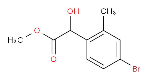 methyl 2-(4-bromo-2-methylphenyl)-2-hydroxyacetate