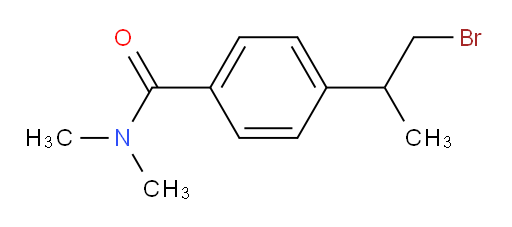 4-(1-bromopropan-2-yl)-N,N-dimethylbenzamide