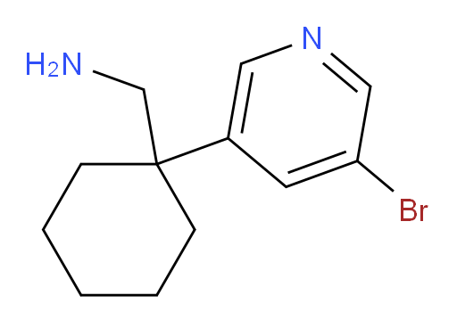 [1-(5-bromopyridin-3-yl)cyclohexyl]methanamine