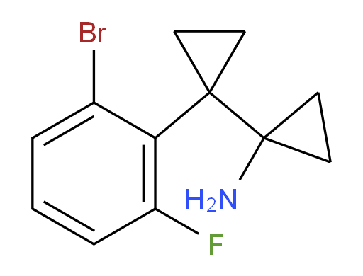 1-[1-(2-bromo-6-fluorophenyl)cyclopropyl]cyclopropan-1-amine