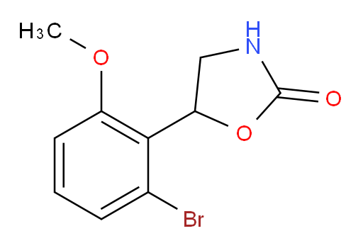 5-(2-bromo-6-methoxyphenyl)-1,3-oxazolidin-2-one