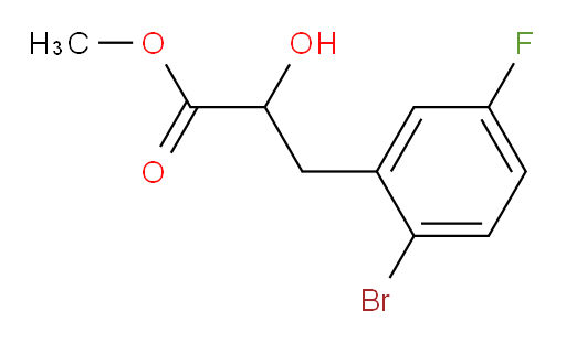 methyl 3-(2-bromo-5-fluorophenyl)-2-hydroxypropanoate