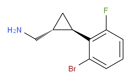 rac-[(1R,2R)-2-(2-bromo-6-fluorophenyl)cyclopropyl]methanamine