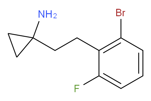 1-[2-(2-bromo-6-fluorophenyl)ethyl]cyclopropan-1-amine