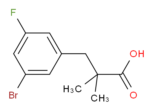 3-(3-bromo-5-fluorophenyl)-2,2-dimethylpropanoic acid