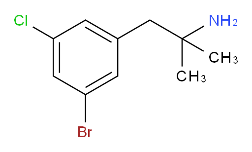 1-(3-bromo-5-chlorophenyl)-2-methylpropan-2-amine