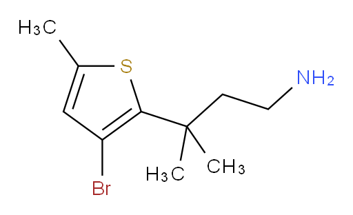 3-(3-bromo-5-methylthiophen-2-yl)-3-methylbutan-1-amine