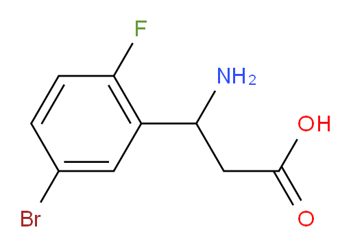 3-amino-3-(5-bromo-2-fluorophenyl)propanoic acid