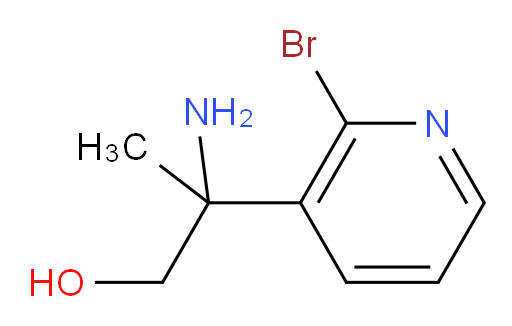 2-amino-2-(2-bromopyridin-3-yl)propan-1-ol