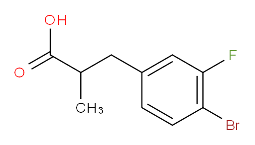 3-(4-bromo-3-fluorophenyl)-2-methylpropanoic acid