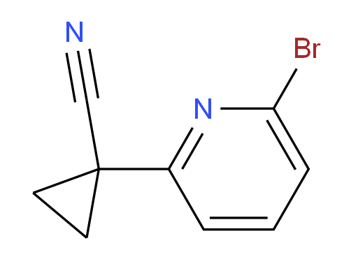 1-(6-bromopyridin-2-yl)cyclopropane-1-carbonitrile