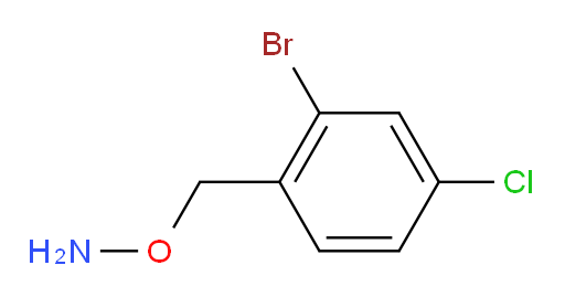 O-[(2-bromo-4-chlorophenyl)methyl]hydroxylamine