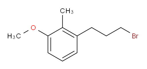 1-(3-bromopropyl)-3-methoxy-2-methylbenzene