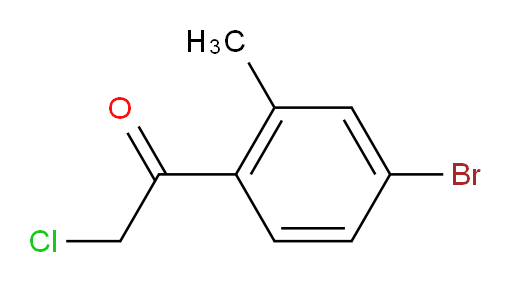 1-(4-bromo-2-methylphenyl)-2-chloroethan-1-one
