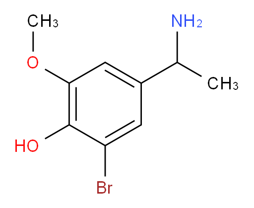 4-(1-aminoethyl)-2-bromo-6-methoxyphenol