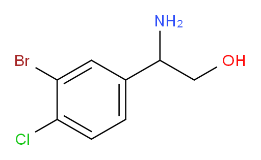 2-amino-2-(3-bromo-4-chlorophenyl)ethan-1-ol