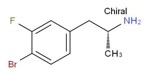 (2R)-1-(4-bromo-3-fluorophenyl)propan-2-amine